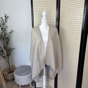 NWT A New Day Poncho Shall Neutral Timeless Chic - One Size